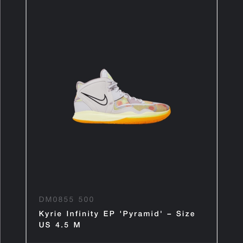 NIKE Kyrie Infinity EP Pyramid - size US 4.5M.